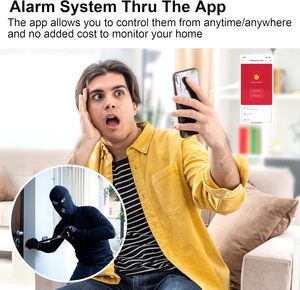 ระบบเตือนภัยประตูไร้สาย <span class=keywords><strong>Daytech</strong></span> 24GHz ชุดอุปกรณ์รักษาความปลอดภัยบ้านอัจฉริยะ 6 ชิ้น (1 สถานีฐานสัญญาณ 3 เซ็นเซอร์ประตู/หน้าต่าง 1 กุญแจรีโมท 1 ชิ้น) - Product Image 2