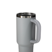 Gobelet isotherme à double paroi en acier inoxydable avec logo personnalisé et poignée LED rechargeable