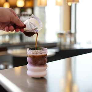 INS Style coréen haute Borosilicate Caterpillar Design mignon tasse en verre résistant à la chaleur pour café <span class=keywords><strong>eau</strong></span> lait pour usage domestique - Product Image 4