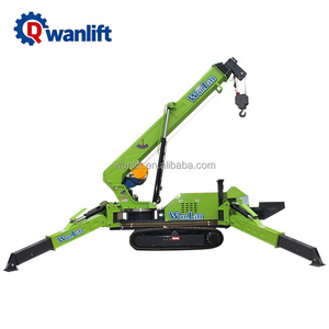 Grue araignée électrique sur chenilles <span class=keywords><strong>de</strong></span> haute qualité européenne, neuve, 3 tonnes, 5 tonnes, avec télécommande certifiée CE et élingue à chaîne - Product Image 2