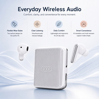Earphone TWS Nirkabel Berkualitas Tinggi, Laris Manis, Anti Air, Cocok untuk Olahraga, 4 Pasang Earbuds