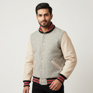 Bulk Plain Wool Baseball <b>Man</b> <b>Jackets</b> Custom Embroidered <b>Letter</b> Private Label Wholesale Blank Varsity <b>Jacket</b> for <b>Man</b>''s - Product Image 1