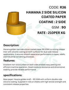 กระดาษซิลิโคนเคลือบสองด้าน Hawana เกรดอาหาร ไม่ติดกระทะ สำหรับอบ กระดาษรองอบผิวเรียบมันวาว ใช้ในอุตสาหกรรม - Product Image 4