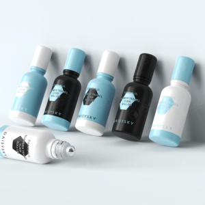 ขวดโรลเลอร์ขนาดเล็ก DAISYSKY 10 มล. รูปทรงแบน ฝาเกลียวแบบหมุน ขวดพลาสติกเติมน้ำมันหอมระเหยได้ ปิดผนึกด้วยฝาเกลียว - Product Image 3