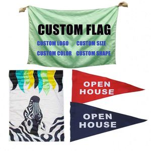 Factory-Made 2025 Campaign Custom Flag Customizable 3X5Ft Polyester Flying Flag Advertising Promotion Custom Banner - Product Image 1