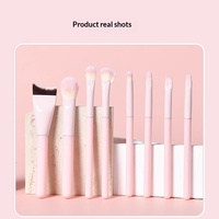 Lot de 10 pinceaux de maquillage en fibres synthétiques douces, motif queue de poisson, pour le visage et les yeux, vente en gros