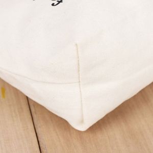 Promotional Cotton Canvas Reusable Make up Cosmetic Bags Custom Logo Print Washable Zipper Makeup Pouch With Personal - Product Image 6