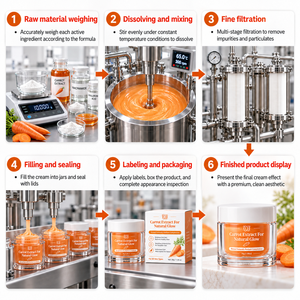 <span class=keywords><strong>Crema</strong></span> Viso 3 in 1 al Carotene all'Ingrosso, Chiarificante, Illuminante, Nutriente, Idratante Leggero al Carotene per il Viso OEM - Product Image 5