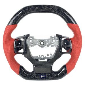 Volante de Fibra de Carbono Real para Automóvil, <span class=keywords><strong>Precio</strong></span> de Fábrica, para Lexus <span class=keywords><strong>NX</strong></span> CT200 <span class=keywords><strong>250</strong></span> 300 RCF RX ES GS, Base Plana, 3 Runner - Product Image 1