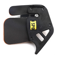 Protection de doigt en cuir de vache véritable ACCMOS pour tir à l'arc, main droite, pour débutants et enfants, accessoire de tir à l'arc
