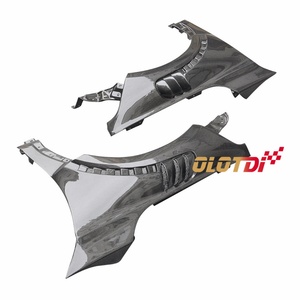 ชุดตัวคาร์บอนไฟเบอร์สไตล์ H1 otd ตัวแยกบังโคลนด้านข้างคาร์บอนสีดำขัดเงาสูงสำหรับ Type R FL5 2022-2023 - Product Image 6