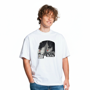 <b>Sarcastic</b> Collage Digital Printed Men's <b>T</b>-<b>shirt</b> 'Due Tette' 100% Cotton Canvas Oversized High Street Eco-Friendly 180 Grams Long - Product Image 2