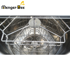 Extractor de Miel Manual de Acero Inoxidable de Alta Calidad con 3 Marcos y 6 Meses de Garantía - Product Image 6