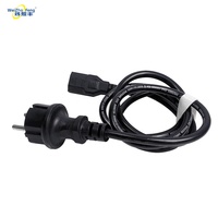 Europäischer Standard UL-Zertifiziertes Dreipoliges Kupferleiter-Netzkabel mit PVC-Isolierung, Verlängerungskabel-Stecker