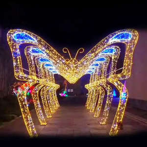 Luces LED decorativas para túneles de arco, para festivales al aire libre, caminos de jardín navideños, entradas, decoración de eventos de boda - Product Image 1