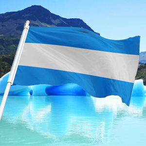 Produit promotionnel, vente en gros, personnalisé, pas cher, 3x5 pieds, 100% Polyester, impression d'écran, personnalisé, drapeau nautique argentin (sans joint) - Product Image 2