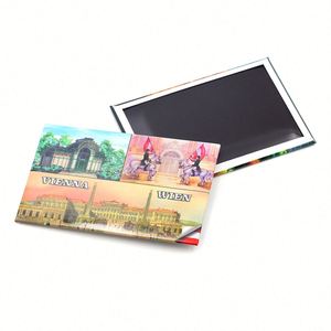 High Quality Cheap Tin Magnet Vienna Souvenir Custom Design Promotional Home Decoration Magnets for <b>Fridge</b> - Product Image 3