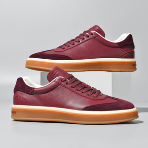 Zapatillas Retro de Lujo Ligero, de Cuero Genuino, Bajas, Estilo Alemán, Modernas, Sencillas, con Suela Plana Blanca Compuesta, para Todas las Estaciones - Product Image 3