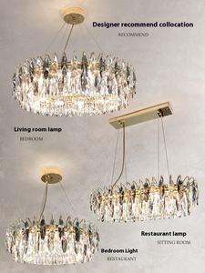 <span class=keywords><strong>Lampadario</strong></span> Moderno JACKSUN in Cristallo K9 <span class=keywords><strong>Grigio</strong></span> Fumo, 50 cm, Lampada a Sospensione in Metallo e Cristallo, Lussuosa Illuminazione per Soggiorno - Product Image 3