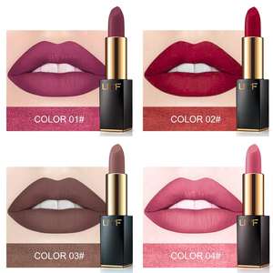 Lápiz labial mate de maquillaje cosmético personalizado OEM resistente al agua de larga duración de etiqueta privada - Product Image 4