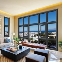 Ventanas de Ahorro Energético con Doble Acristalamiento, Abatibles, con Vidrio de Baja Emisividad para Casa o Villa