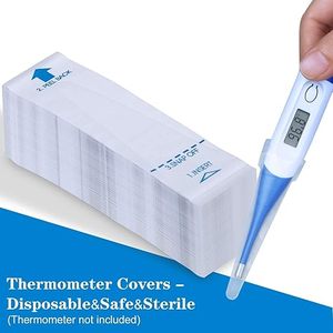 Fundas Protectoras Desechables para Termómetro Digital, Cubiertas Orales para Adultos y Niños, 100 Unidades/Caja, Consumibles Médicos al por Mayor - Product Image 1