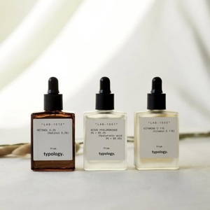 Flacons compte-gouttes en verre ambré carrés et rectangulaires <span class=keywords><strong>de</strong></span> luxe pour sérum et huile essentielle, 15 ml, 30 ml, 50 ml, 100 ml, avec bouchon noir - Product Image 2