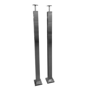 <span class=keywords><strong>Kit</strong></span> de <span class=keywords><strong>balustrade</strong></span> en verre carré avec support d'angle réglable - Product Image 4