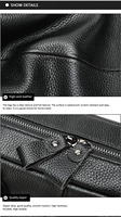 Sac à bandoulière pour ordinateur portable de haute qualité, vintage, en cuir véritable, léger, imperméable, pour hommes, sac messager, sac à main