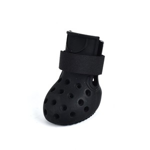 Chaussures pour chiens en silicone souple antidérapant, écologiques, tendance hivernale, motif uni, anti-rayures, accessoires vestimentaires pour animaux de compagnie - Product Image 6