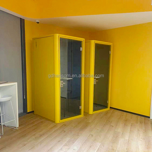 Venta al por mayor <span class=keywords><strong>de</strong></span> fábrica Habitación insonorizada <span class=keywords><strong>Cabina</strong></span> silenciosa Oficina móvil Sala <span class=keywords><strong>de</strong></span> negociación Estudio <span class=keywords><strong>de</strong></span> <span class=keywords><strong>grabación</strong></span> <span class=keywords><strong>Cabina</strong></span> telefónica <span class=keywords><strong>desmontable</strong></span> - Product Image 5