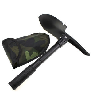 Pala de Camping Plegable y Portátil con Bolsa de Camuflaje, Herramienta Multifuncional de Aleación de Aluminio para Exteriores, Uso en Todas las Estaciones - Product Image 1