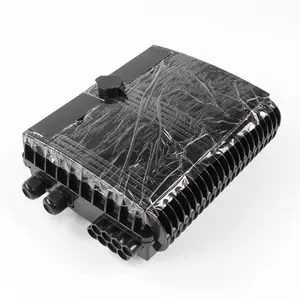 8-adrige 1:8 plc schwarz weiß NAP ODP FTB FTTH ungeschnittene Kabel-Glasfaser-Abschluss-Splitter box