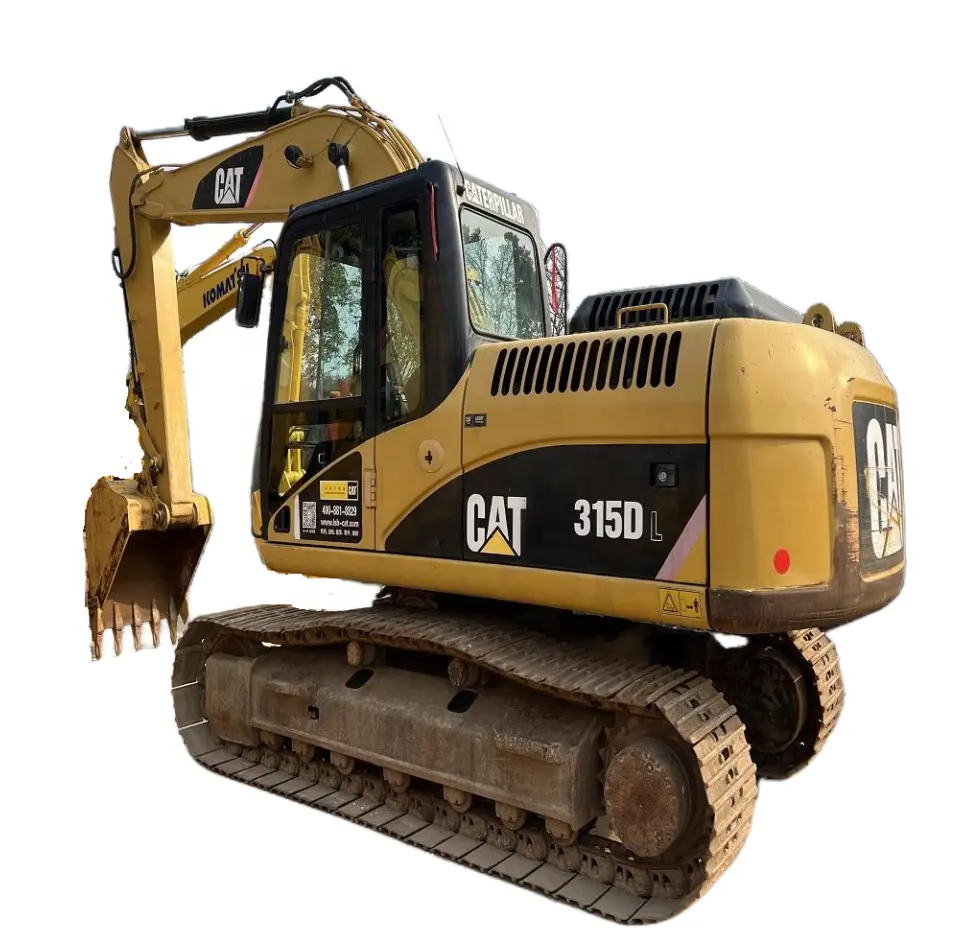 L'original a importé l'excavatrice utilisée du chat 315D de Caterpillar, ventes directes d'usine utilisée de haute qualité d'excavatrice de 15 tonnes