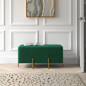 Tabouret Rembourré Rectangle Repose-Pieds Moderne <span class=keywords><strong>En</strong></span> <span class=keywords><strong>Fer</strong></span> Forgé pour Salon Couloir Chambre Canapé Usine <span class=keywords><strong>En</strong></span> Gros - Product Image 2