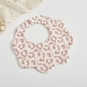 Kangobaby 6 Schichten Blütenblatt Lätzchen Baumwolle Soft Comfort für Baby Musselin Lätzchen Fütterung Lätzchen zum Zahnen und Sabbern