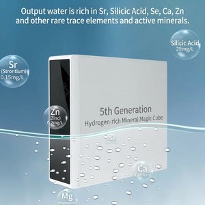 Générateur d'eau hydrogénée AIHUAPU <span class=keywords><strong>5ème</strong></span> génération Cube SPE PEM Électrolyse 2000-3000 PPB H2 Purificateur d'eau riche en H2 pour la maison RO UF Purification rapide en 3 secondes - Product Image 3