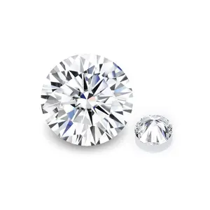 큰 크기 도매 가격을 가진 백색 moissanite 다이아몬드 11mm VVS 명확성 5 캐럿