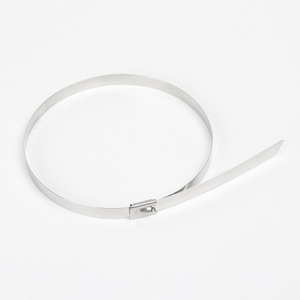 Produttore all'ingrosso fascette lampo in acciaio inox marcatore tag con fascetta per cavi - Product Image 3