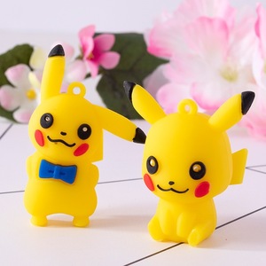 Breloque porte-clés Pikachu en plastique fait main, fourniture artisanale pour accessoires de coque de téléphone DIY - Product Image 1