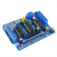 Carte d'extension de contrôle de moteur OKY2151 L293D à 4 canaux pour moteurs pas à pas et servomoteurs DC, compatible Arduino UNO R3 Mega2560