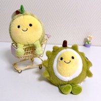 Pabrik Mainan Boneka Buah Plush Lembut Desain Khusus Angela untuk Bayi