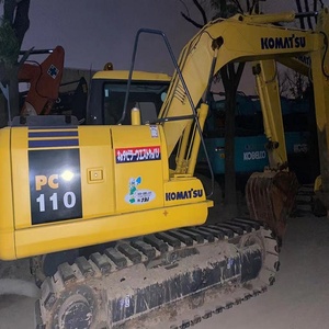 Excavatrices Komatsu PC110 d'occasion, faible nombre d'heures de travail, bon état, machine d'occasion, mini-excavatrice pas chère à vendre - Product Image 4