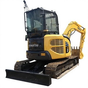 Excavatrice Komatsu PC55MR-2 d'occasion, poids opérationnel de 5 tonnes, capacité de la benne de 0,22 m³, prix avantageux, excellentes performances, à vendre - Product Image 1