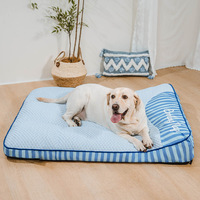 Tapis rafraîchissant pour chien, rectangle, lavable, lit pour chien, coussin de refroidissement pour animaux de compagnie, confortable, tapis rafraîchissant pour l'été