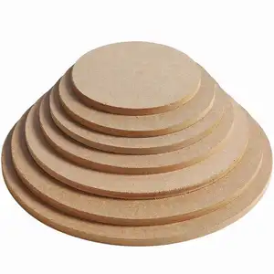直径30厘米中密度纤维板陶瓷轮圆形木质托盘，用于干燥粘土