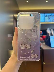 เคสโทรศัพท์ติดเพชรกากเพชรรูปเด็กผู้หญิงเคสผู้หญิงน่ารักลายผีเสื้อสำหรับ <span class=keywords><strong>VIVO</strong></span> V60 Lite Y400 Y300 Pro - Product Image 4