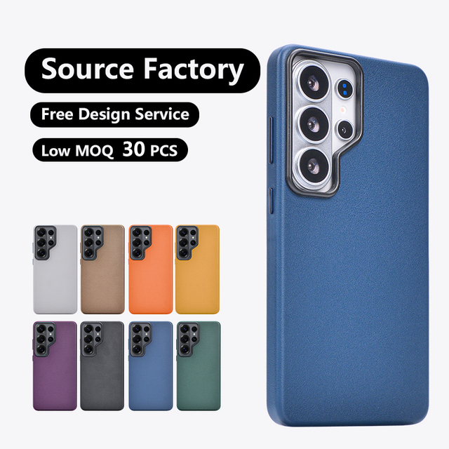 High Quality Luxury PU Leather Magnetic Phone Case for Samsung Galaxy S26U S26 S25 S24 Ultra