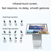 Kiosco Interactivo con Pantalla Táctil, Señalización Digital, Terminal de Autoservicio, Centro de Información para Negocios Minoristas