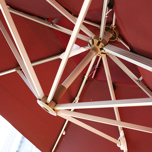 Sombrilla de Aluminio de Alta Calidad para Exteriores, Playa, Jardín y Patio, con Base, Gran Tamaño, Mejor Oferta 2023 - Product Image 5